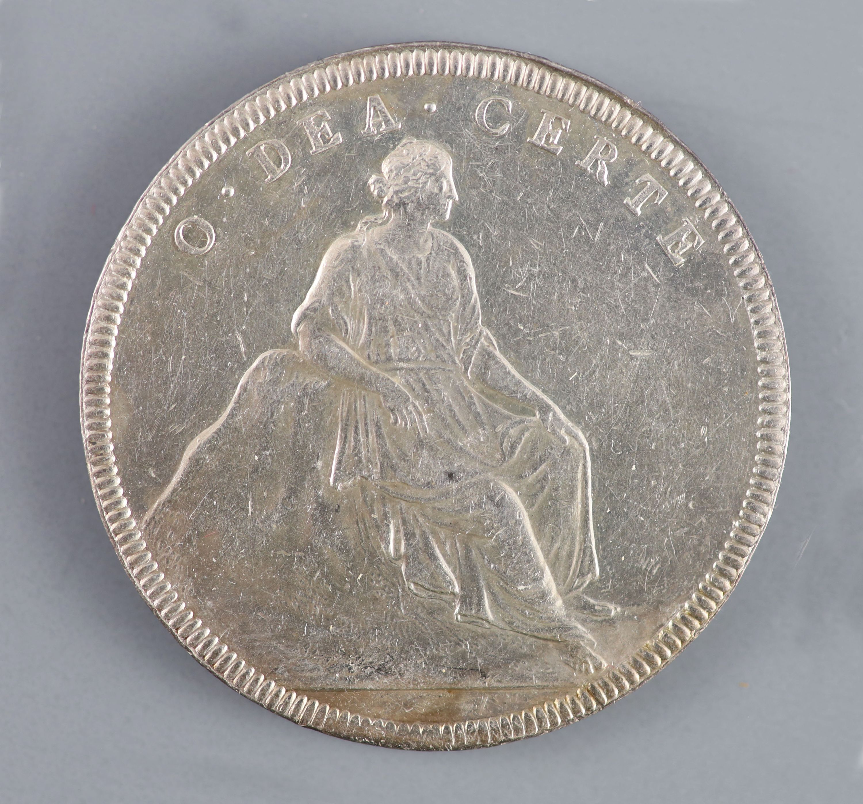 British Medals, Mary of Modena, Coronation 1685, the official silver medal, by John Roettier, 34.5mm